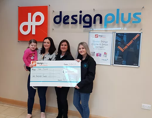 Design Plus donates £1000 to local charities